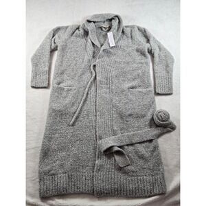 Soft Surroundings Belted Thick Soft Cozy Robe Gray Sz Small NWT Fits Big like M